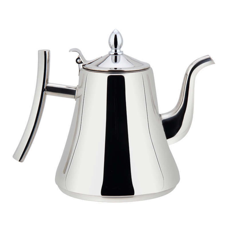 Teapot with Filter 201 Stainless Steel Thickened Gooseneck Pour Over