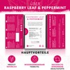 Nutra Tea Raspberry Leaf Tea & Peppermint Support Before &