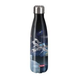 Step by Step Starship Sirius Insulated Stainless Steel Drinking Bottle Blue / Black