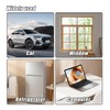 4"×6" Transparent Windshield Sticker Applicator, Waterproof Car Window Sticker for