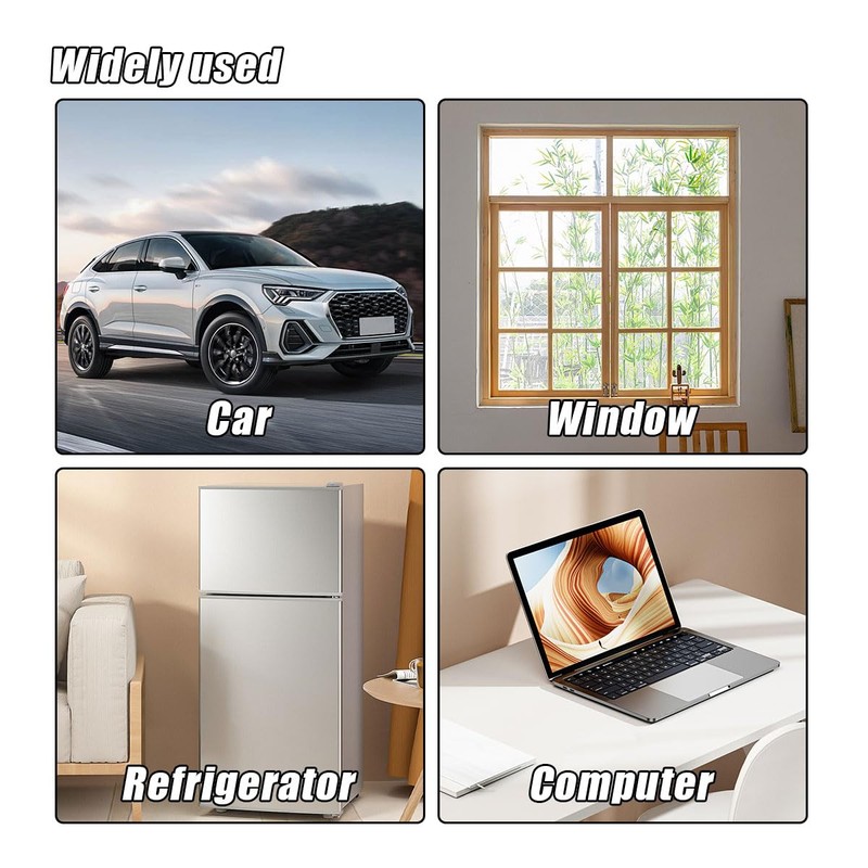 4"×6" Transparent Windshield Sticker Applicator, Waterproof Car Window Sticker for