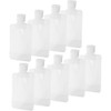 Tiosen 5Pcs Travel Size Refillable Squeeze Pouches, 30ml Clear Toiletry