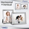 Icona Bay 11x14 Silver Picture Frame, Contemporary Photo Frame 11