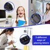 Leumoi 24 Pack Multi-Function Digital Timers with Magnetic Back, Large