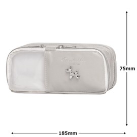 Metallic Like Multi Window Pen Case, Metallic Balloons