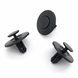 VVO Fasteners- Black Plastic Front Wheel Arch Lining & Mudguard Clips for Alfa Romeo Stelvio, Giulia, (Pack of 10)