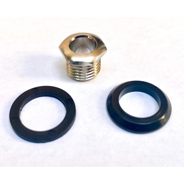 Dunlop Input Output Jack Replacement Nut & Collar for Dunlop
