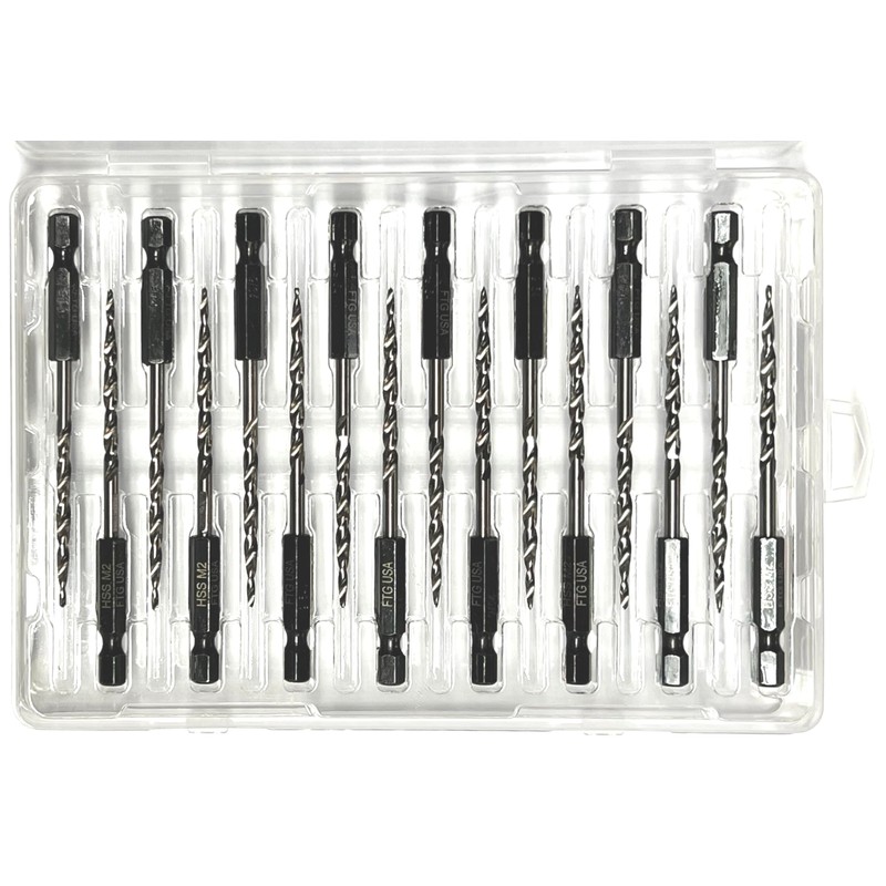 FTG USA Tapered Countersink Drill Bit Set 16 Pc #6