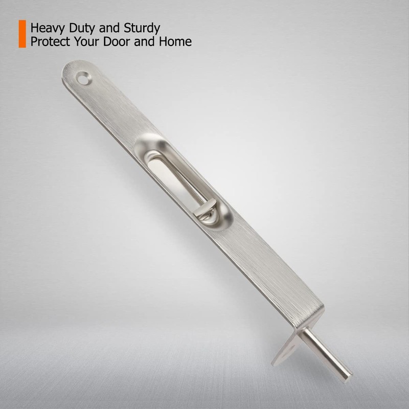 KOVOSCH 4 Pack Flush Bolt 6 Inch, Heavy Duty Flush