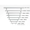 LIZOFERTAS Jaladera En Barra 12.4 Cm Acero Inoxidable Alacena Closet