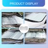 Crynod 1 PC Car Front Sunshade, 51.18" x 23.62" Thickened