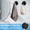 2 Pcs Suction Cup Hooks for Shower,Shower Hooks Waterproof Rustproof