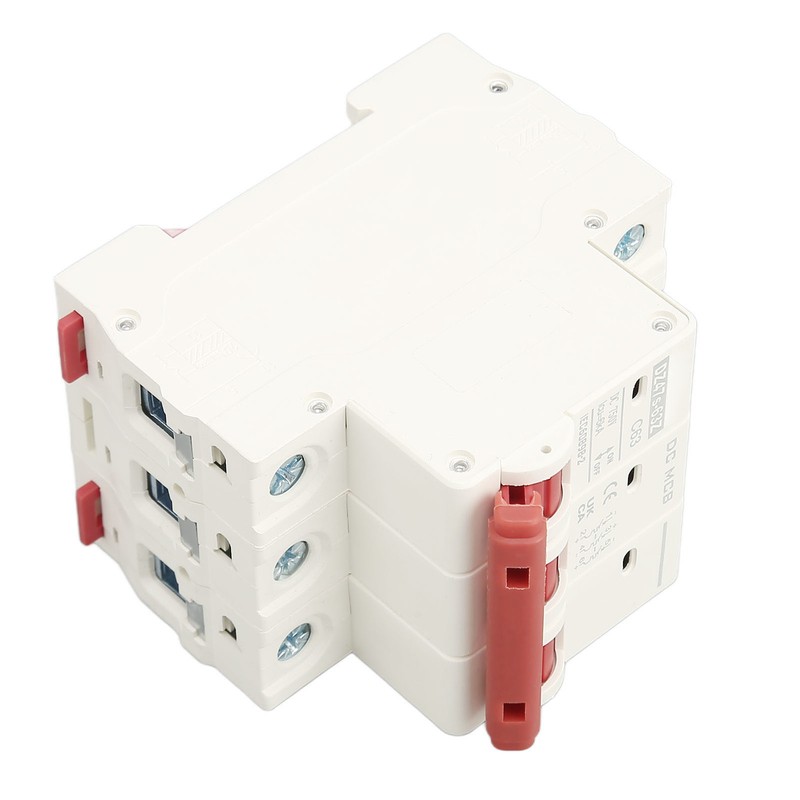 3P Miniature Circuit Breaker DIN Rail Mounted Short Circuit Protection