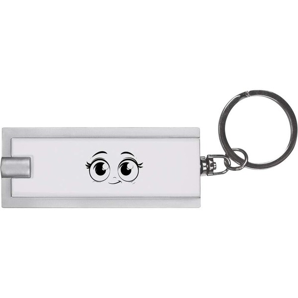 Azeeda 'Cute Big Eyes ' Keyring LED Torch (KT00038598)