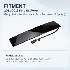 AIKEPT Windshield Trim Molding B Pillar with Door Entry Keypad DB5Z-7820555-AC Compatible with 2011-2019 Ford Explorer Replaces DB5Z-7820555-AB DB5Z-7820555-AA BB5Z-7820555-AA Driver Side, Left