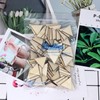 yueton 100PCS 30mm/1.2inch Triangle Unfinished Blank Wood Pieces for DIY