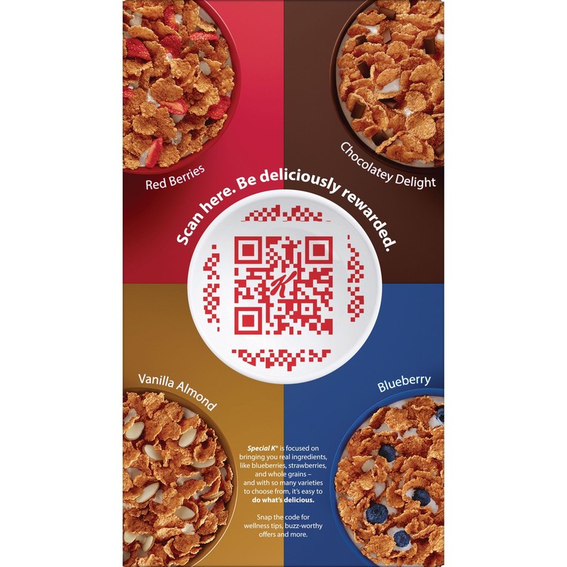 Kellogg's Special K Breakfast Cereal, Family Breakfast, Fiber Cereal, Fruit