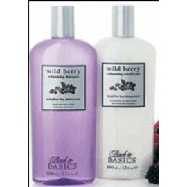 Back to Basics SET of Back To Basics Wild Berry Volumizing Shampoo and Conditioner 12oz each