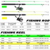 Sougayilang Catfish Fishing Rod and Reel Combo, 2-Piece Spinning Combo,