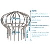 Baitaihem 304 Stainless Steel Drain Outdoor Roof Anti-Blocking Line Cap