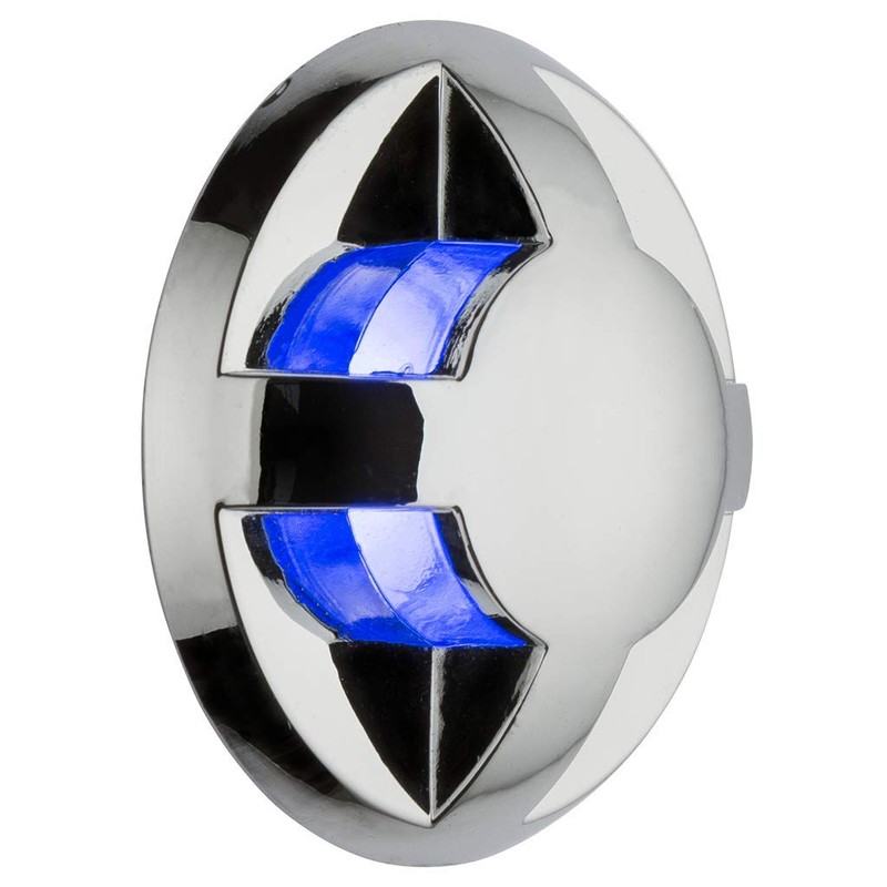 Knightsbridge IP65 LED Blue Mini Ground Light with 3 Interchangeable