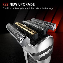 Braun Series 9 Replacement Head, Compatible with Series 9 Men's Electric Razor Replacement Shaver Head - 92S Electric Shaver Replacement Head Foil and Cutter Cassette