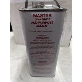 Master Gallon Master Quick Drying All-Purpose Cement With Or Without Heat Activation