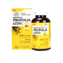 Evergreen Daily Plan Propolis Zinc 300 Capsules / 에버그린 데일리플랜 프로폴리스아연 300캡슐 X 1개 캐나다 직수입
