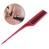 Rat Tail Comb, Triple Neck Comb, Hair Styling Comb with