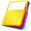 Oxford Expanding Plastic Binder Dividers, Divider for 3 Ring Binder,