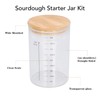 Sourdough Starter Jar Kit Wooden Lid 34oz Sourdough Bread Baking