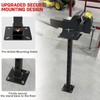 Heavy-Duty Hitch Mount Vise Plate/Bench Grinder Stand Work Table 9.45”x9.45”,