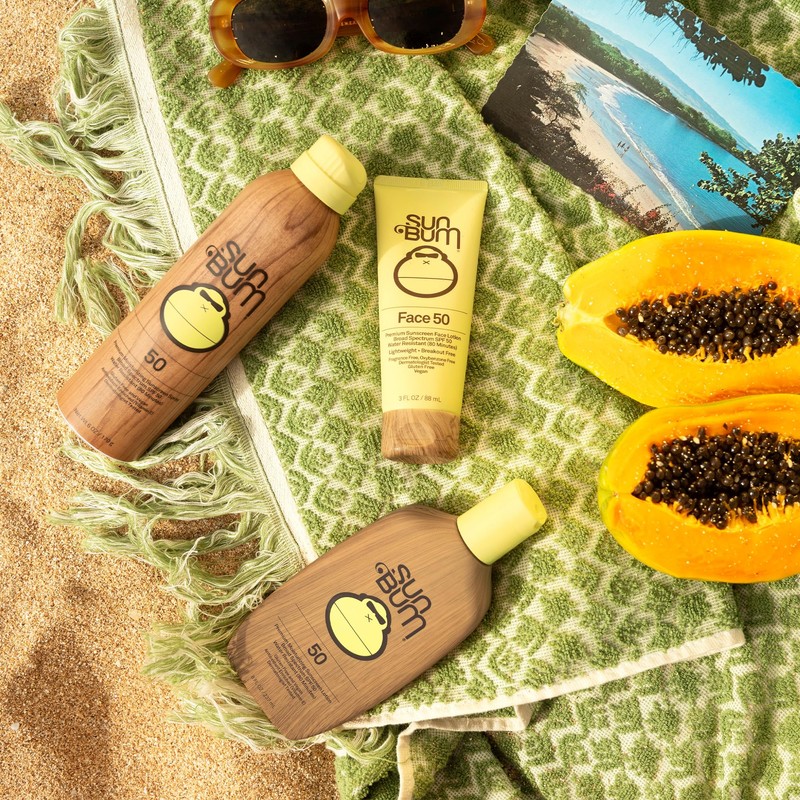 Sun Bum Original SPF 50 Sun Cream Face Lotion, Moisturizing