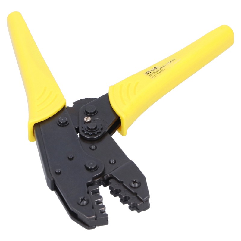 HS03B 1.56.0mm EuropeanType Ratchet Crimping Pliers High Carbon Steel Hand