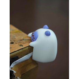 Anti-Collision Corner Guards - Soft Bumpers with Cartoon Design, Thickened for Table, Range Hood & Window Safety, Anti-Knock Strips to Protect (Purple Cat)