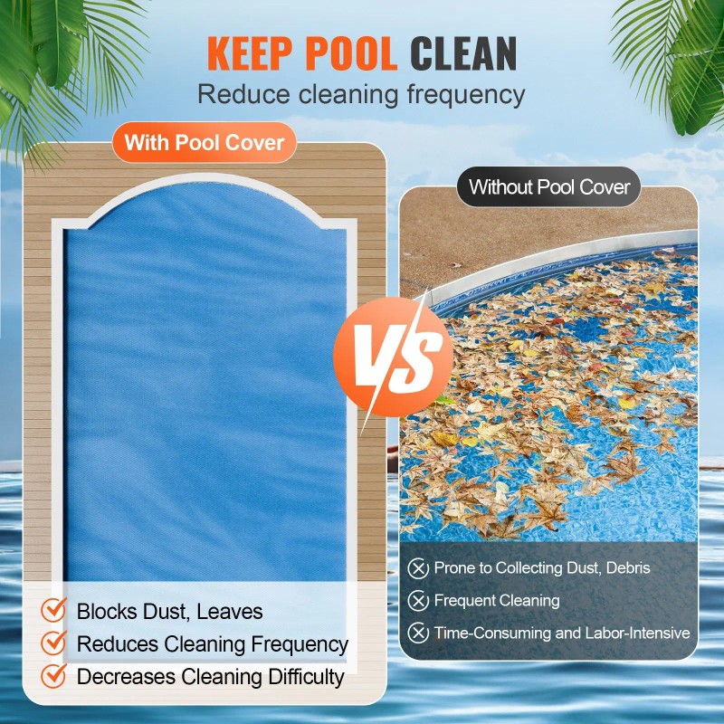 Sunrise Solar Pool Cover 28 X 14 Ft 16 Mil