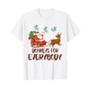 Donkeys For Everybody Funny Christmas Santa T-Shirt, White