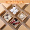 24 Pcs Square Paper Mache Box, Small Gift Box with