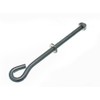2 x Eye Bolts with Nuts & WASHERS M10 X 200MM Part Threaded BZP