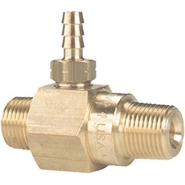 General Pump Fixed Chemical Injector 100776, High Draw, Chemical Draw Up To 20% (5-8 GPM), Gold