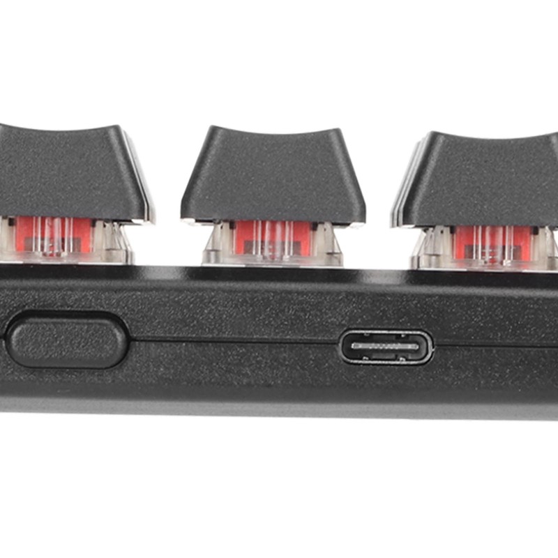 Mini Custom Keypad 12 Mechanical Keys 2 Knobs Programmable Red