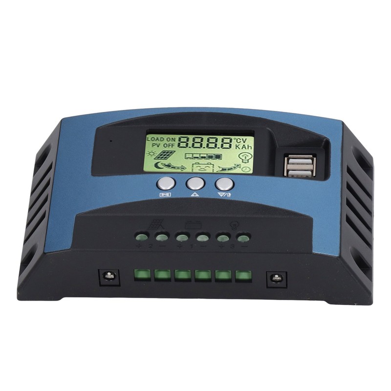 MPPT Solar Charge Controller 12V 24V Auto Identification LCD Display