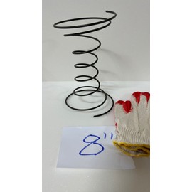 Galaxy Supply Inc. Upholstery Coil Spring for Seat, Open End. 8" Height 9 Gauge, We Sold by 16 Pcs/Box + 1 Pair of Working Glove.
