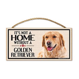 Imagine This Wood Sign for Golden Retriever Dog Breeds