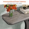 Tribesigns Industrial Console Table, 40 inch Narrow Entryway Foyer Table