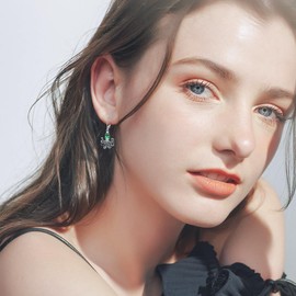 LONAGO Octopus Earrings for Women 925 Sterling Silver Ocean Theme Octopus Drop Earrings (May)