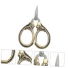 COHEALI Quality Embroidery Scissors Metal Trimmer Thread Trimming Tool Mini