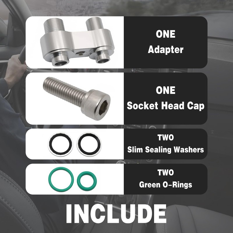 AC Compressor Adapter Fit for LS GM R4 Fitting CNC