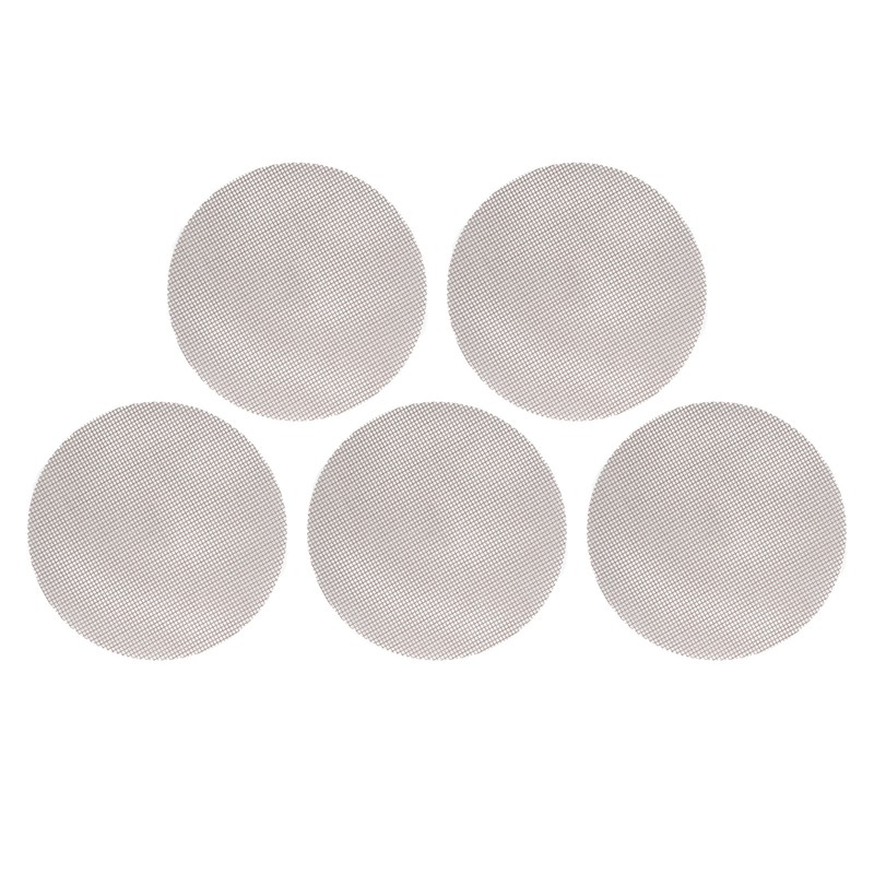 5Pcs High Temperature Resistant Barbecue Round Mat Reusable Non Stick