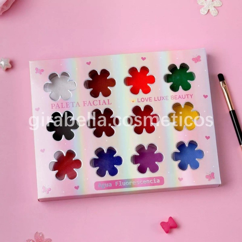 Girabella Delineador Activa Con Agua Face Art Paquete 12 Piezas